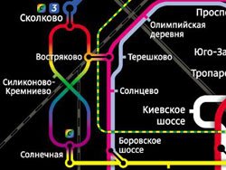Студия Лебедева добавила к линиям метро Сколковскую-кольцевую